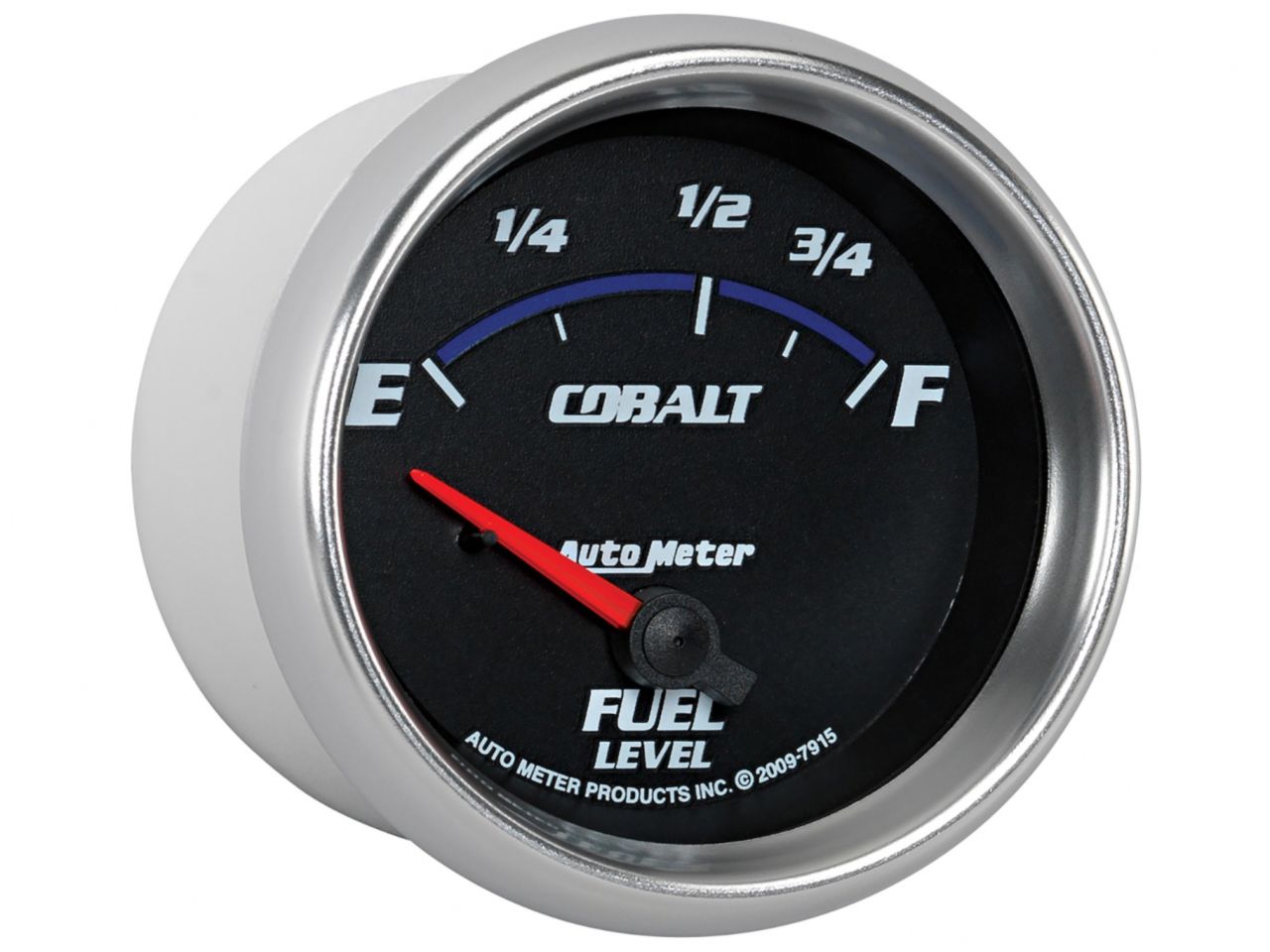 Autometer Gauge,Fuel Level,2 5/8", 73E to 10F, Elec, Cobalt