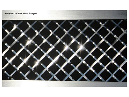 American Car Craft (ACC) 2006-2013 Z06+GS+ZR1 Corvette - Air Dam Grilles Laser Mesh Polished