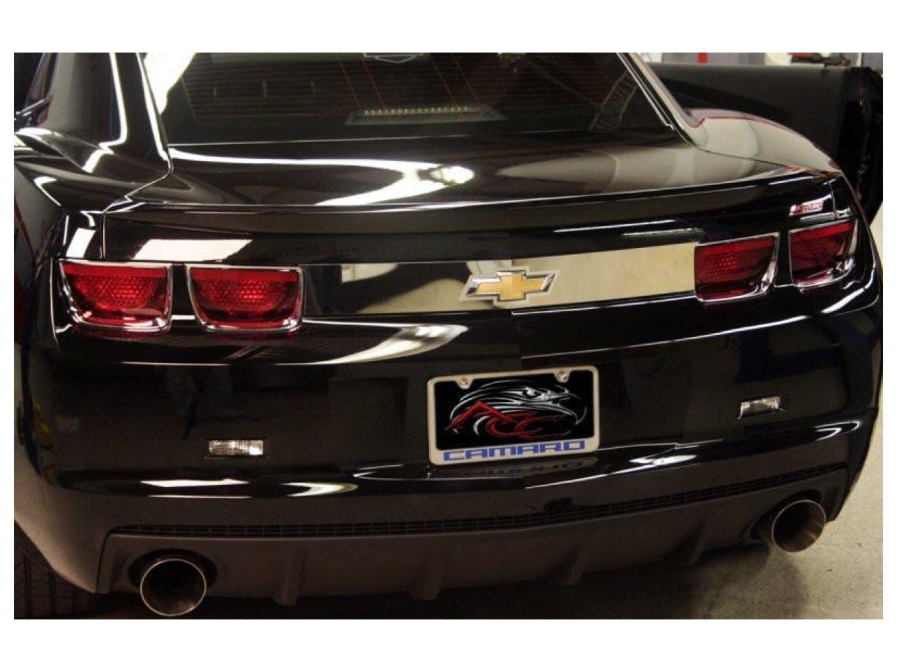 American Car Craft (ACC) Tailgate Trim;10-13 Camaro - Trunk Lid Stainless Steel Plate