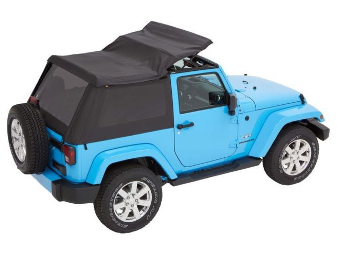 Bestop Soft Top; All New Trektop NX; Black Diamond; Fabric