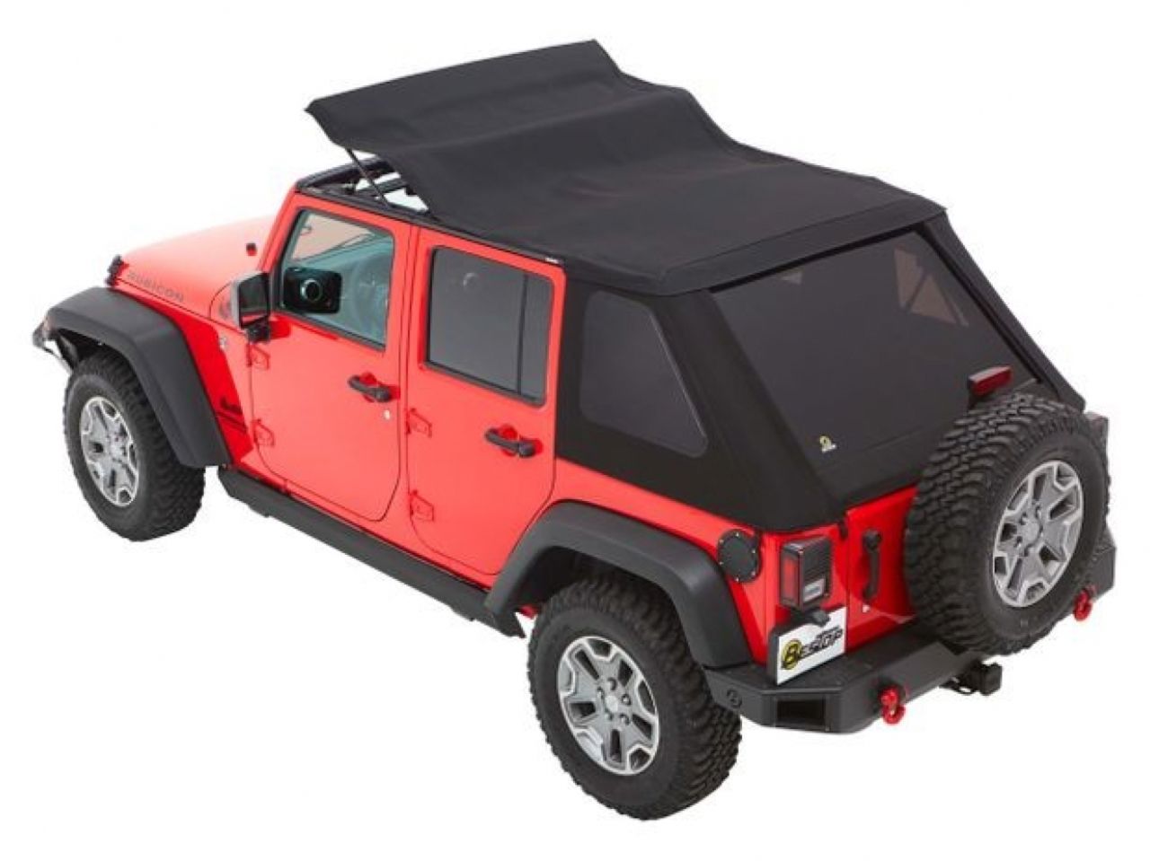 Bestop Soft Top; All New Trektop NX; Black Twill; Fabric; Uses Factory Doors;