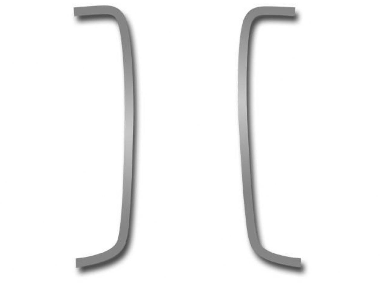 American Car Craft (ACC) Camaro Door Handle Pull Trim Brushed Interior 2Pc 2010-2015
