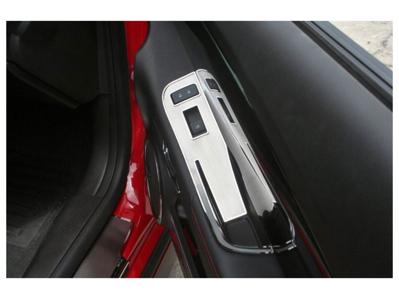 American Car Craft (ACC) Camaro Door Handle Pull / Switch Deluxe Trim Plate 2Pc 2012-2013 Coupe