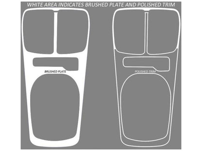 American Car Craft (ACC) 2010-2015 Camaro - Shifter Plate Cover,For Automatic Equipped w/Gauge