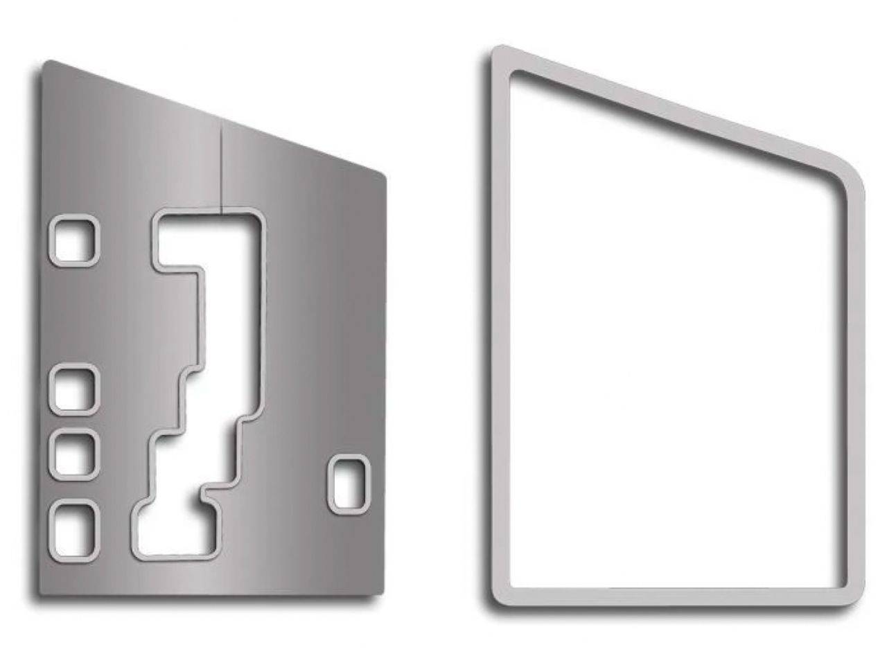 American Car Craft (ACC) 2008-2014 Dodge Challenger 5.7 and SRT 8 - Shifter Plate Brushed Auto