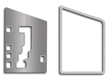 American Car Craft (ACC) 2008-2014 Dodge Challenger 5.7 and SRT 8 - Shifter Plate Brushed Auto