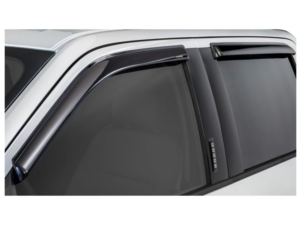 Stampede Tape-Onz Sidewind Deflector, Smoke, 4 pc. for 2015-2019 Ford F-150