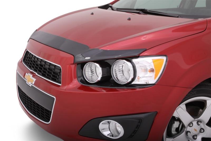 AVS 12-16 Chevy Sonic Aeroskin Low Profile Acrylic Hood Shield - Smoke 322057 Main Image