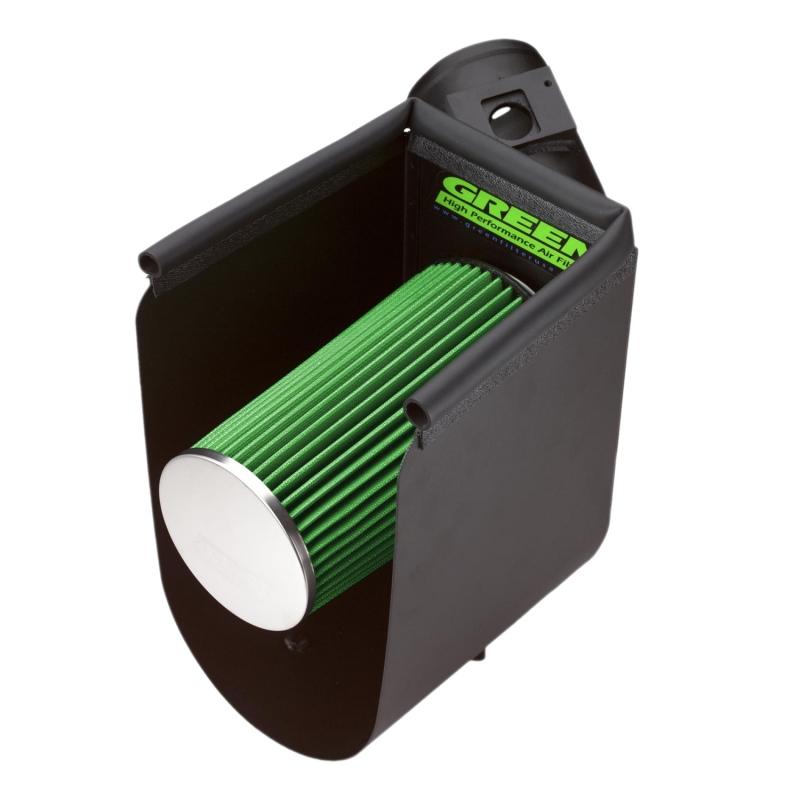 Green Filter 03-04 Ford Powerstroke 6.0L Cold Air Intake Kit 2551 Main Image