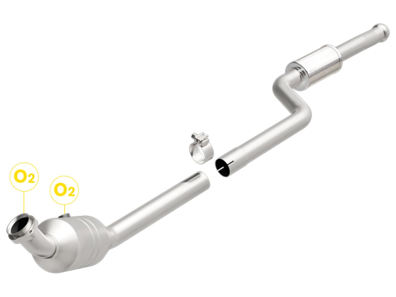 MagnaFlow Mercedes-Benz OEM Grade Federal / EPA Compliant Direct-Fit Catalytic Converter