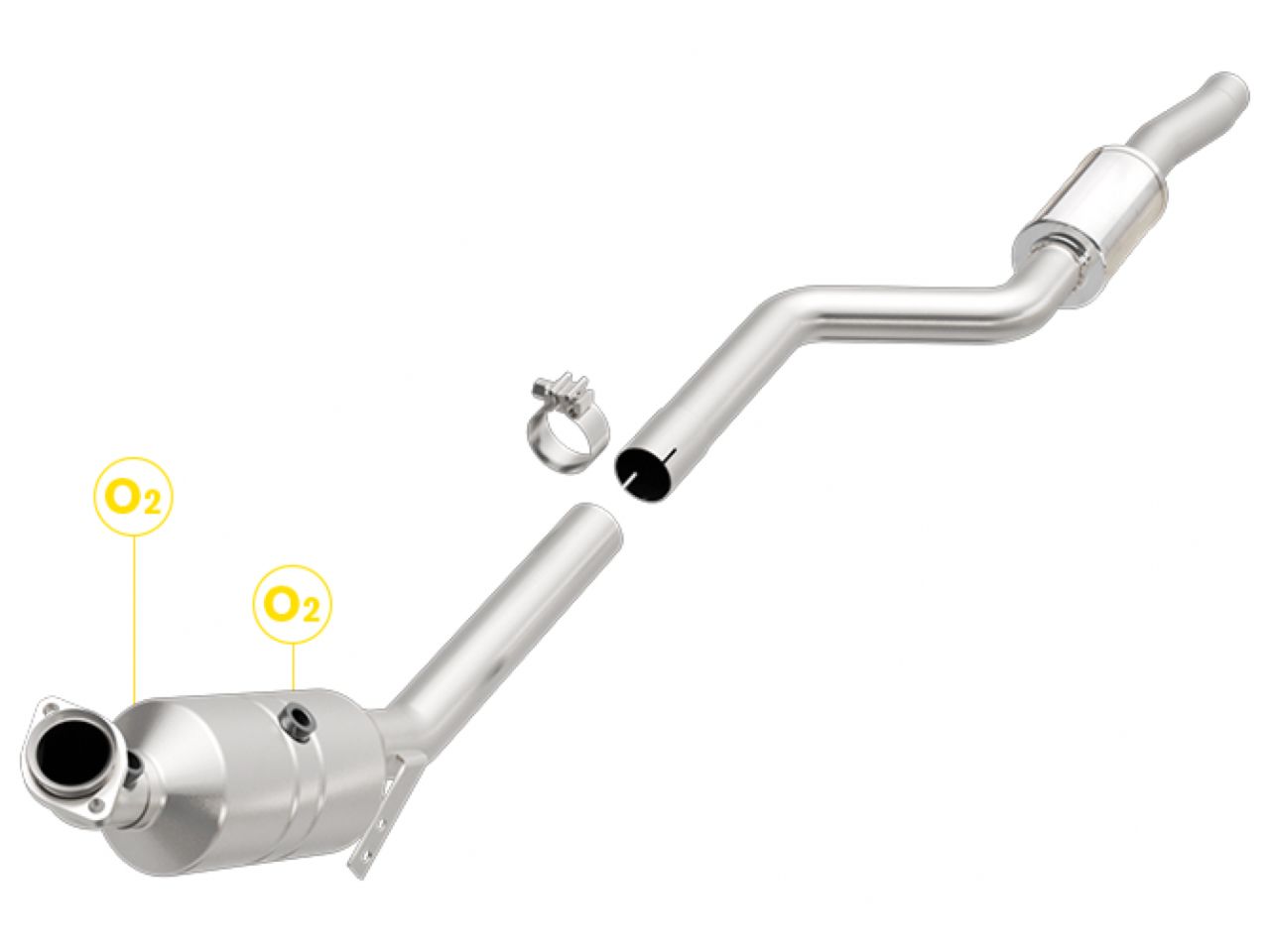 MagnaFlow Mercedes-Benz OEM Grade Federal / EPA Compliant Direct-Fit Catalytic Converter