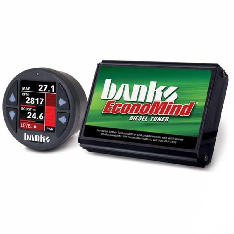 Banks Power 07-10 Chevy/GMC 2500/3500 6.6L LMM Economind Diesel Tuner w/ Banks iDash-1.8 61415 Main Image