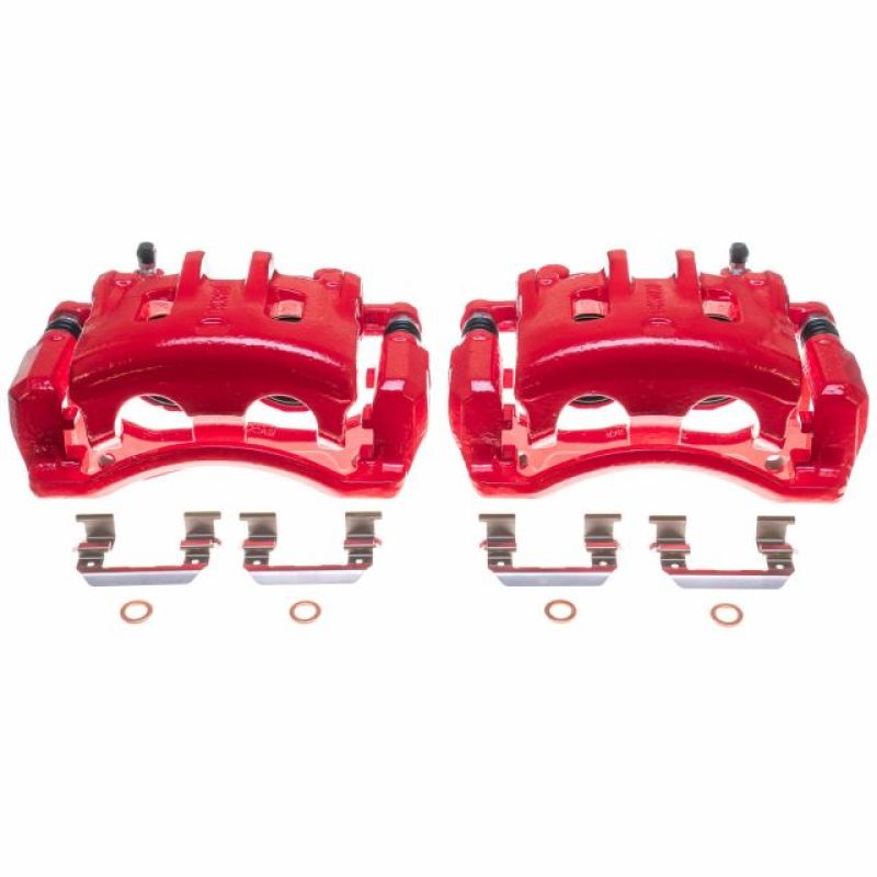 PowerStop PSB Red Calipers Brakes, Rotors & Pads Brake Calipers - Perf main image