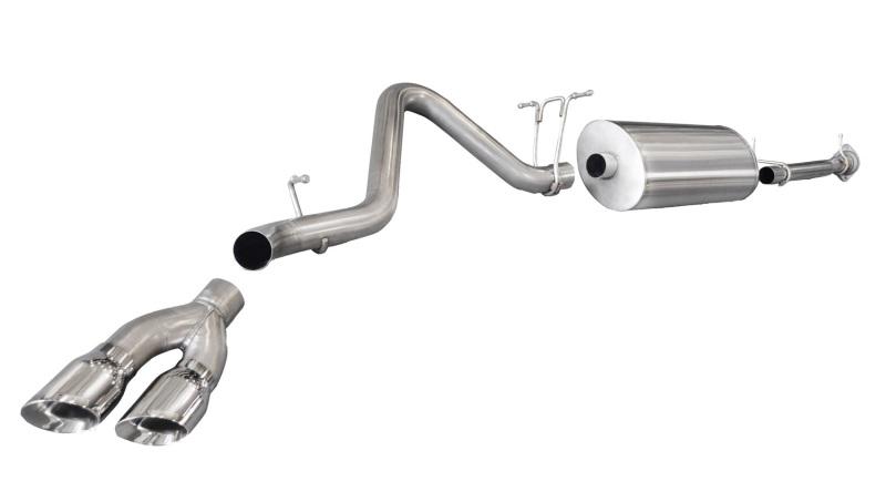 Corsa 11-12 Chevrolet Silverado Ext. Cab/Std. Bed 2500 6.0L V8 Polished Sport Cat-Back Exhaust 14792 Main Image