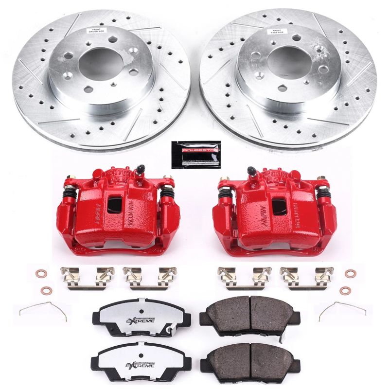 PowerStop PSB Z26 Street Kit w/Cals Brakes, Rotors & Pads Brake Kits - Performance D&S main image