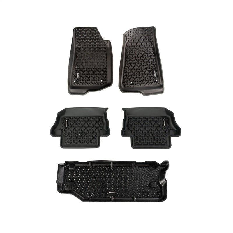 Rugged Ridge RUG Floor Liners - Black Floor Mats Floor Mats - Rubber main image