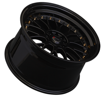 XXR 521 Wheel Black / Gold Rivets 20x8.5 +32 5x4.5,5x120