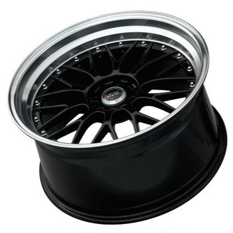 XXR 521 Wheel Black / Machined Lip 18x8.5 +25 5x4.5,5x120