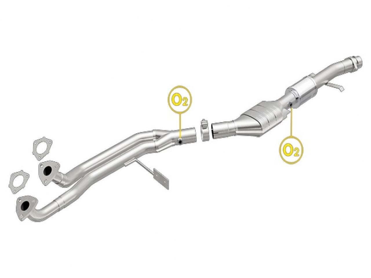 MagnaFlow BMW OEM Grade Federal / EPA Compliant Direct-Fit Catalytic Converter