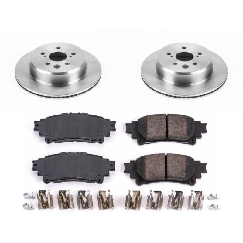 PowerStop PSB Autospecialty Kit Brakes, Rotors & Pads Brake Kits - OE main image