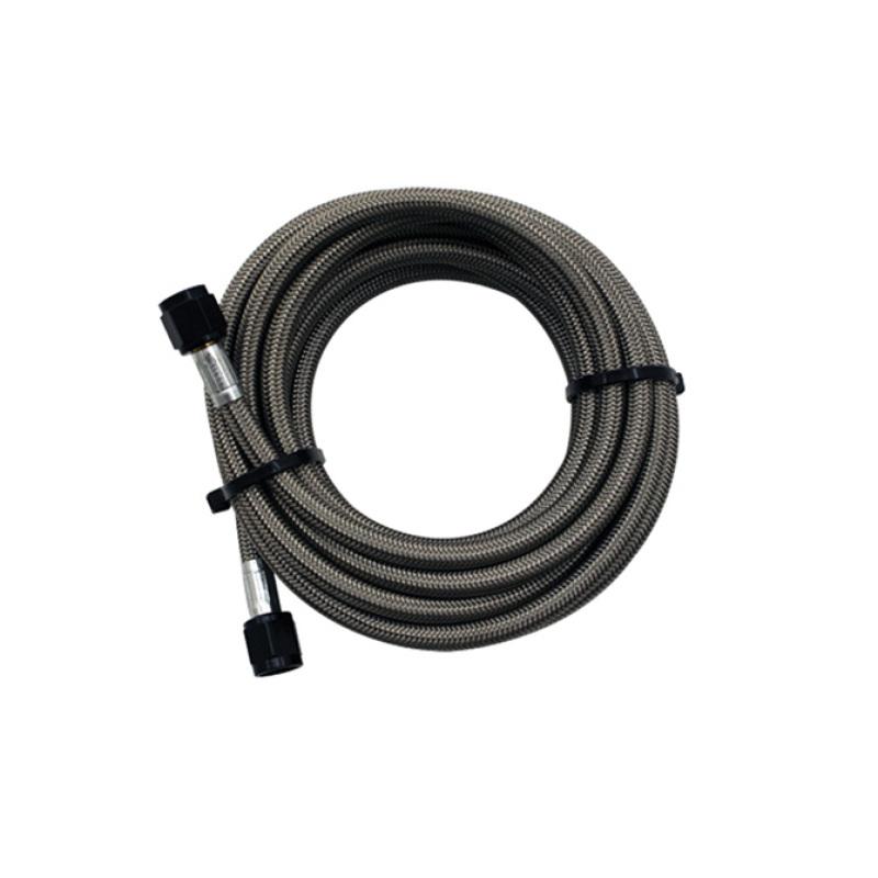 Snow Performance 5ft Stainless Steel Braided Water Line (4AN Black) SNO-800-BRD Main Image