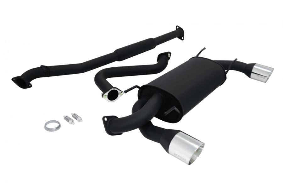 Megan Racing Cat Back System Scion FR-S 13-16 / Subaru BRZ 2013+ / Toyota 86 2017 - Black Series - MR-CBS-SFR12-OEB-M + MR-CBS-SFR12-OEB-R