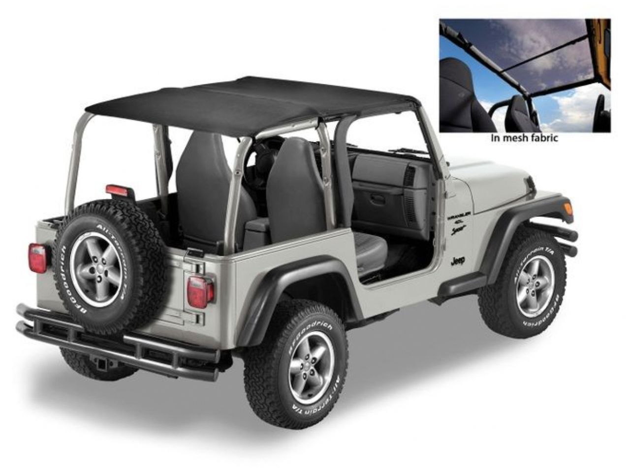 Bestop Jeep 03-06 Wrangler; Except Unlimited; Safari (Extended Length)