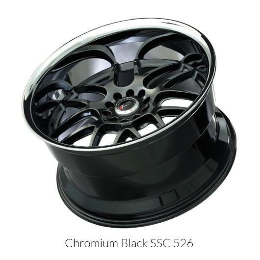 XXR 526 Wheel Chromium Black / SSC 20x11 +11 5x4.5,5x120