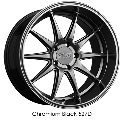 XXR 527D Wheel Chromium Black 18x9 +35 5x108