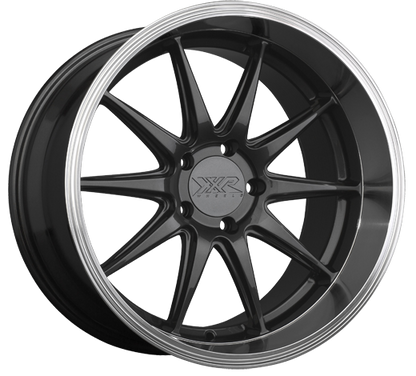 XXR 527D Wheel Graphite / Machined Lip 18x9 +20 5x4.5