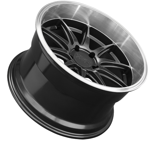 XXR 527D Wheel Graphite / Machined Lip 18x10.5 +20 5x4.5