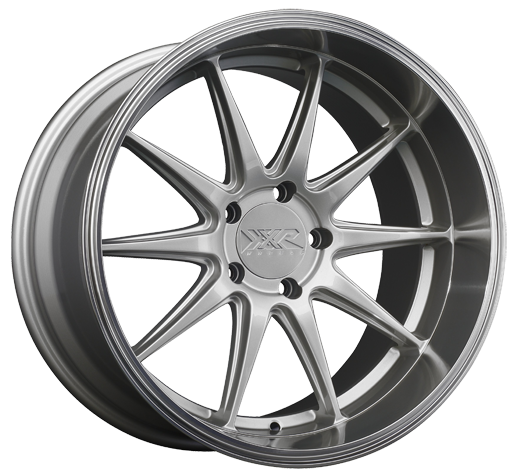 XXR 527D Wheel Silver / Machined Lip 18x9 +35 5x100