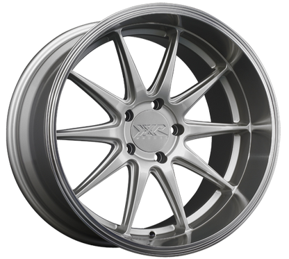 XXR 527D Wheel Silver / Machined Lip 18x9 +20 5x4.5