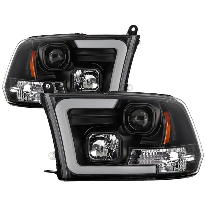 Spyder 09-16 Dodge Ram 1500 Ver 2 Proj Headlight - Light Bar Turn Signal - Blk - PRO-YD-DR09V2-SB-BK 5086266