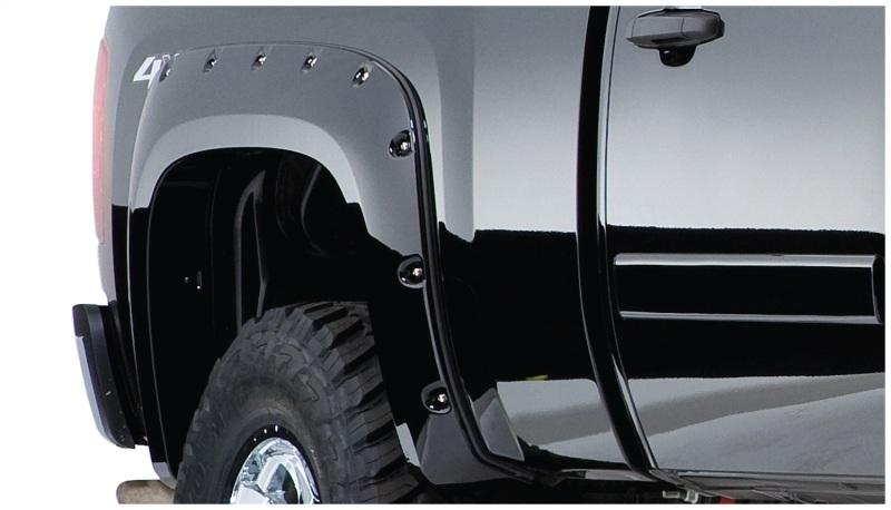 Bushwacker 84-90 Ford Bronco II Cutout Style Flares 2pc - Black 21010-11 Main Image