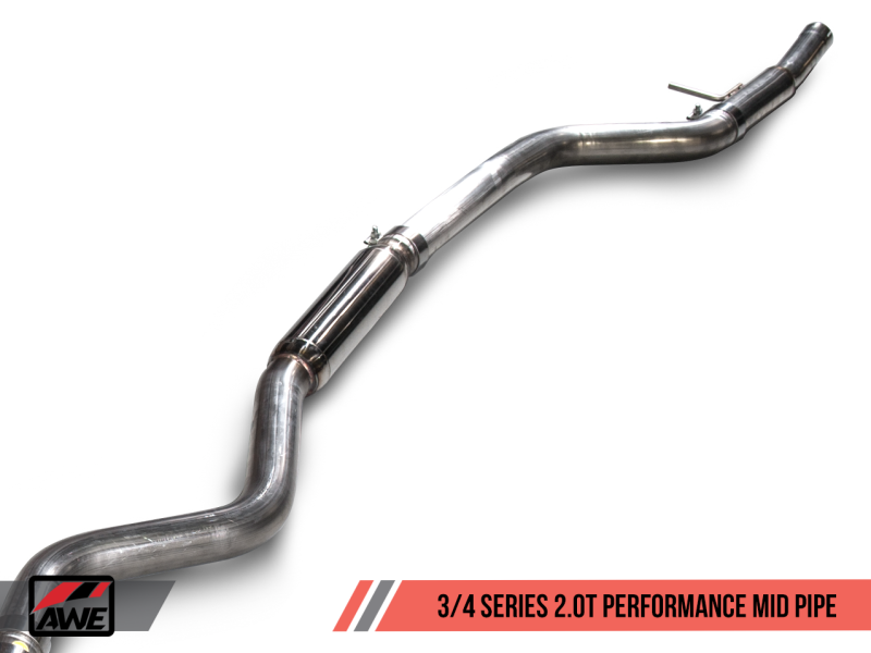 AWE Tuning BMW F3X N20 328i/428i Performance Mid Pipe 3015-11014 Main Image