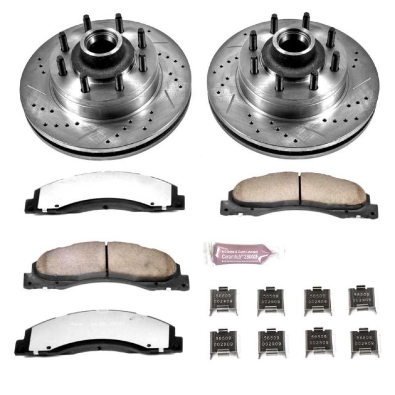 PowerStop PSB Z36 Truck & Tow Kit Brakes, Rotors & Pads Brake Kits - Performance D&S main image