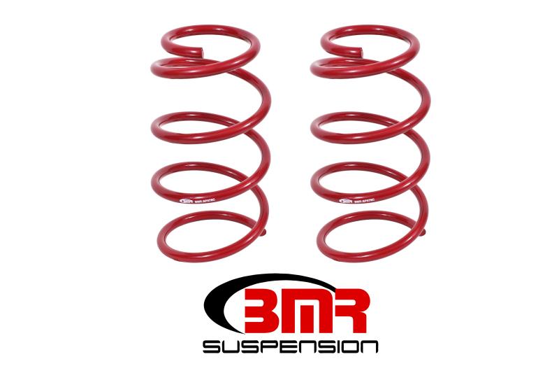 BMR 07-14 Shelby GT500 Front Drag Version Lowering Springs - Red SP076R Main Image