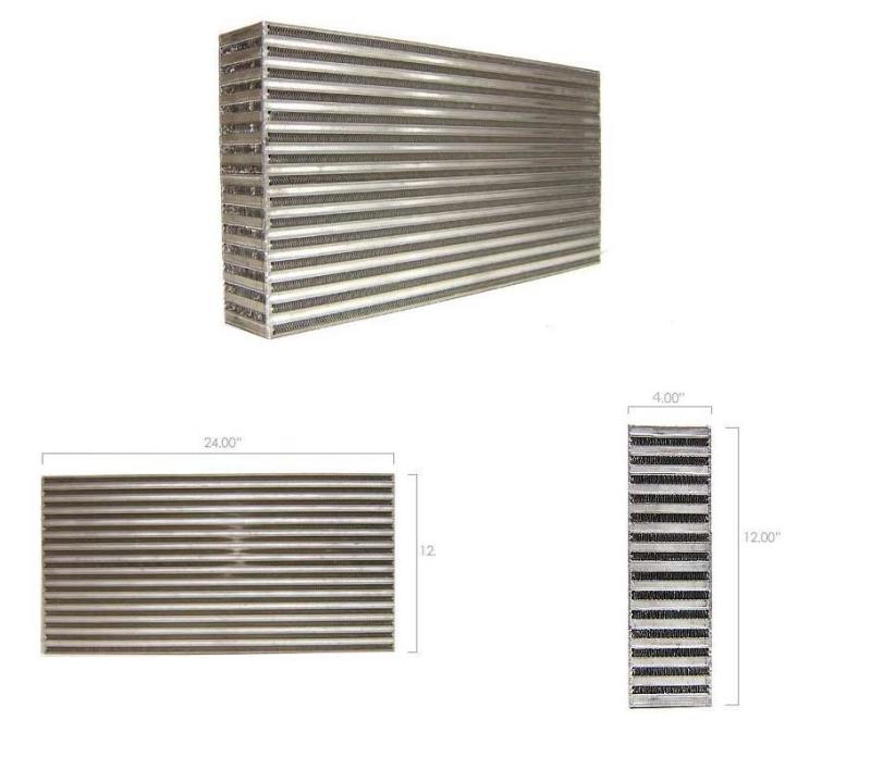 ATP Intercooler Core - Garrett GT 23.7 x 12 x 3.8 (P/N: 486827-6002) ATP-INT-016