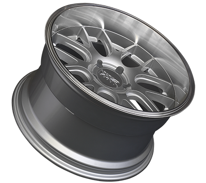 XXR 530D Wheel Silver / Machined Lip 18x9 +35 5x100