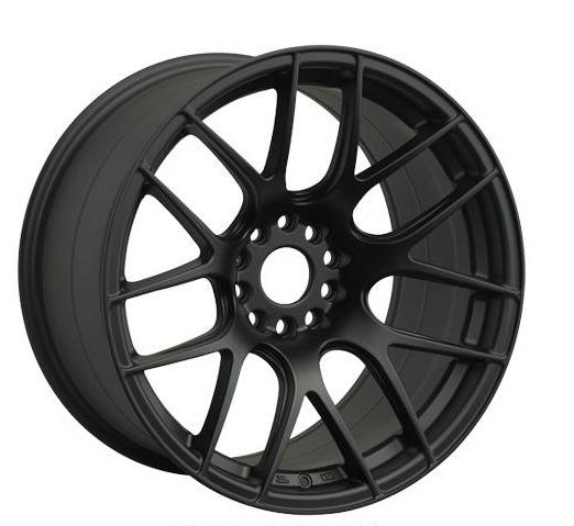 XXR 530 Flat Black Wheel 8.75x18 +33 5x100,5x114.3
