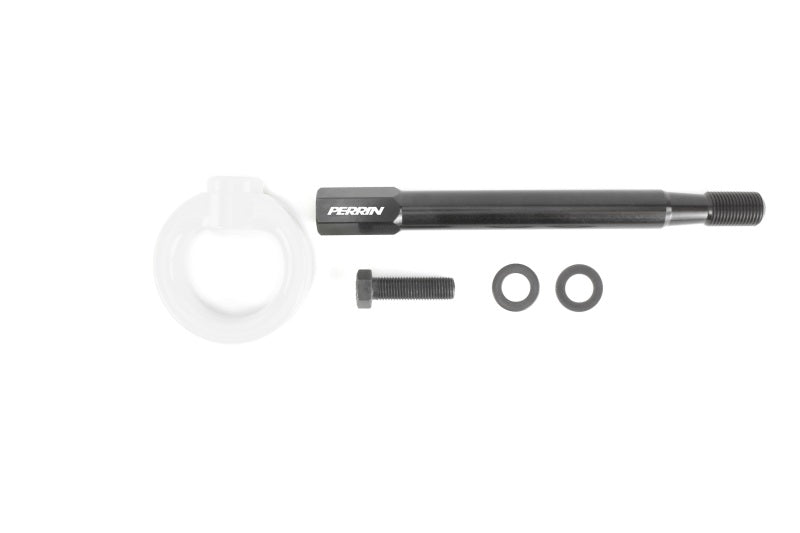 Perrin 08-14 Subaru WRX/STI Tow Hook Kit (Front) - White PSP-BDY-231WT *Discontinued
