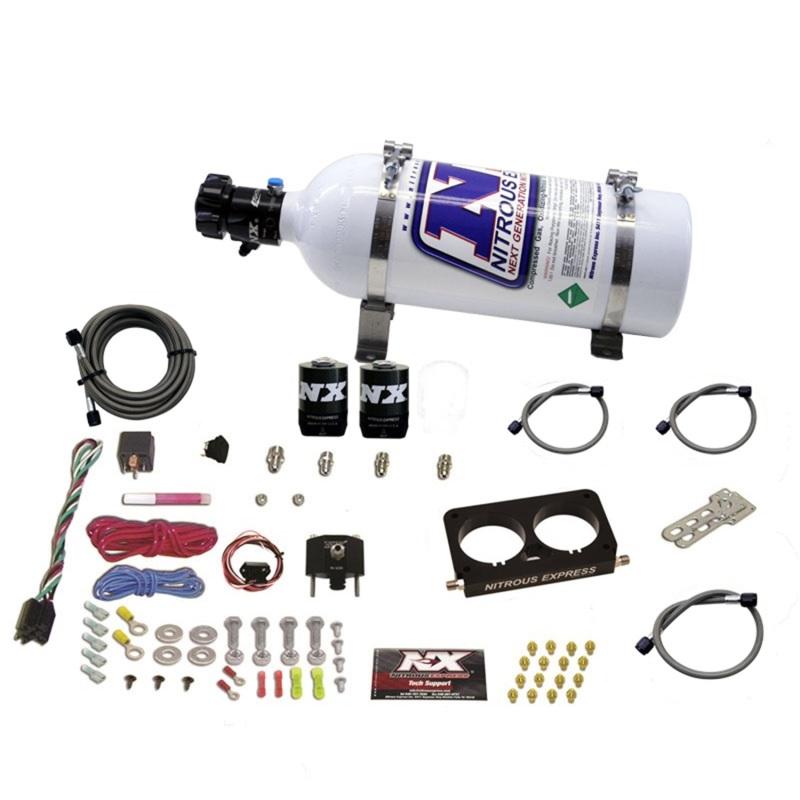 Nitrous Express 96-04 Ford Mustang Cobra 4 Valve (Stock TB) Nitrous Kit (50-300HP) w/5lb Bottle 20950D-05 Main Image