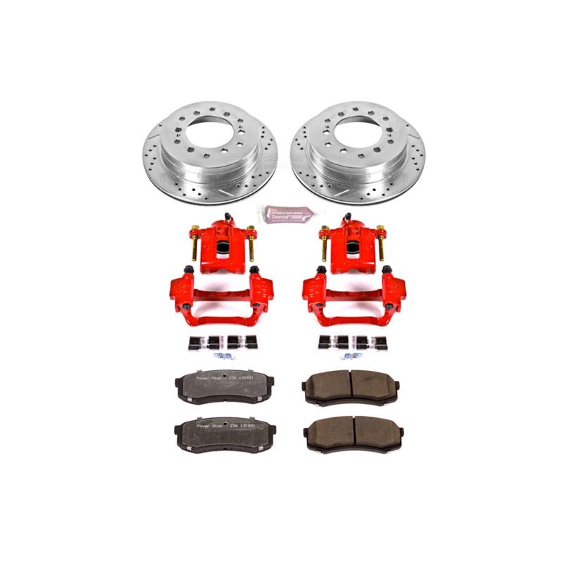 PowerStop PSB Z36 Truck & Tow Kit w/Cals Brakes, Rotors & Pads Brake Kits - Performance D&S main image