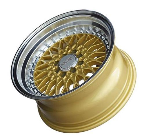 XXR 536 Wheel Hyper Gold / Machined Lip 15x8 +20 4x100,4x114.3
