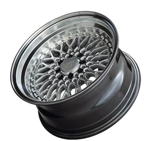XXR 536 Wheel Hyper Silver / Machined Lip 15x8 0 4x100,4x114.3