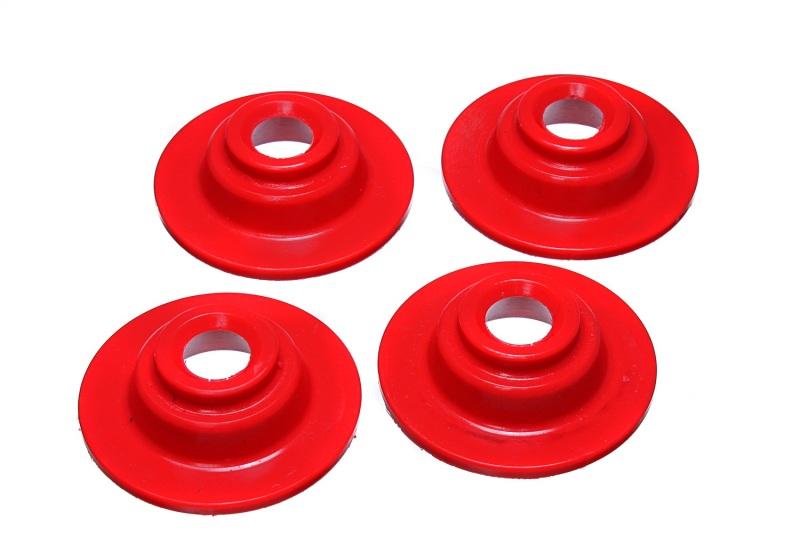 Energy Suspension 06-14 VW GTI / 05-15 VW Jetta (Base, Incl. Wagon) Red Rear Spring Isolator Set 15.6105R Main Image