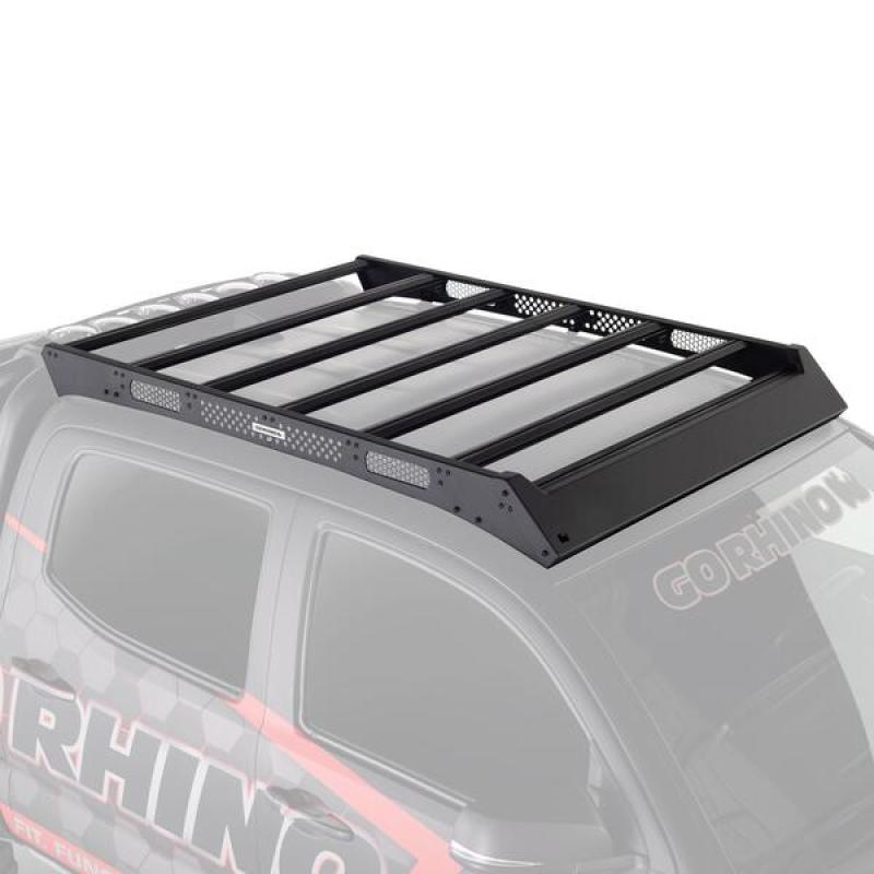 Go Rhino 16-21 Toyota Tacoma Ceros Low Profile Roof Rack Textured Black 5933000T