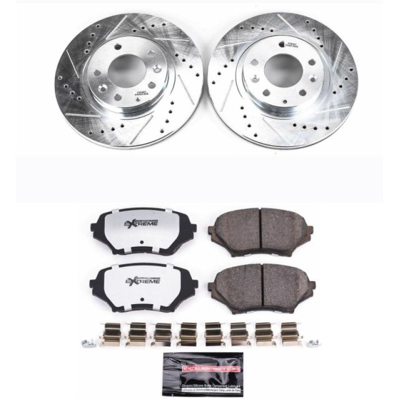 PowerStop PSB Z26 Street Warrior Kit Brakes, Rotors & Pads Brake Kits - Performance D&S main image