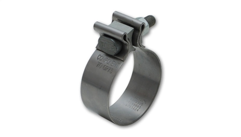 Vibrant Stainless Steel Seal Clamp for 2.75" O.D. tubing (1.25" wide band)